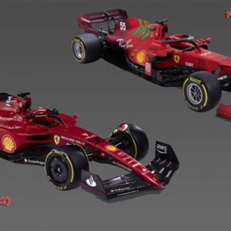 Licensed F1-75 Ferrari Race Car 1:18 Scale