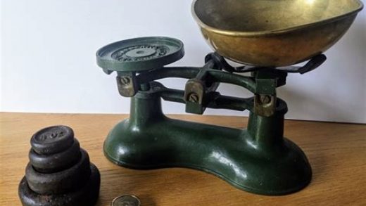 Antique and Digital Scales