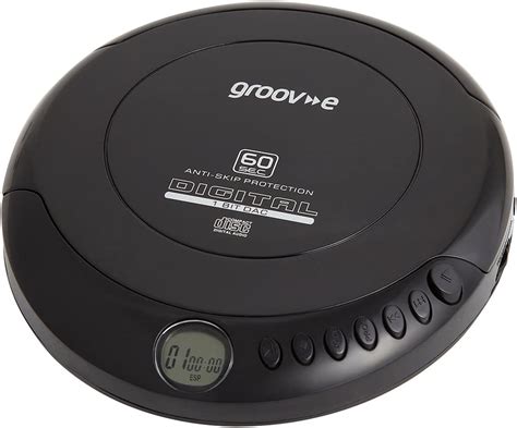 Groov-e GVPS110BK Retro Personal CD Player